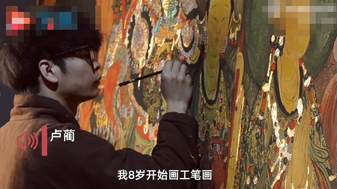资阳95后小伙泥巴上作画美出新高度