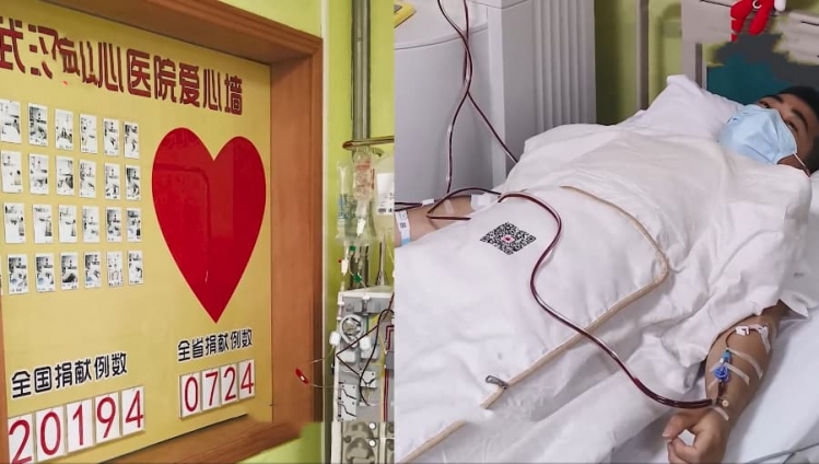 武汉献血87次的小伙捐干细胞救人