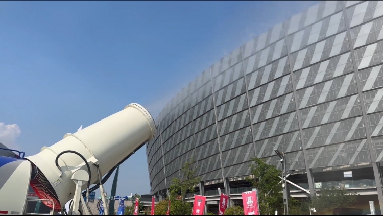 “宿连”对决 | 5台雾炮车喷淋＋65000斤冰块上阵“助战”