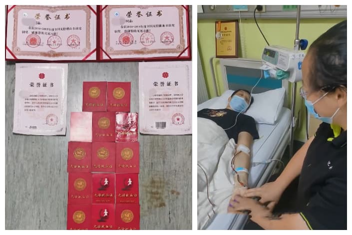丈夫救人妻子全程握着他的手