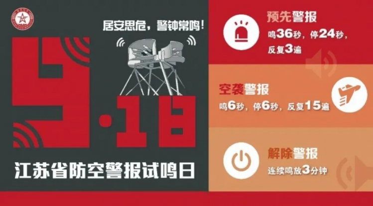 这三种防空警报声，你能识别吗？